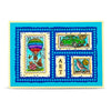 Miniature Postage Stamps A7 Clear Stamp Set No. 1443