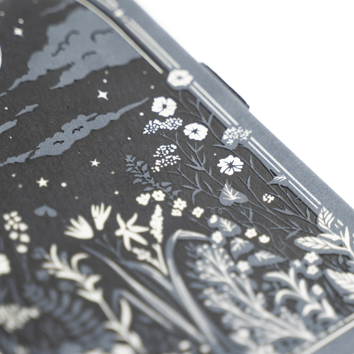 Moonlit Garden Hardcover Vegan Leather Journal