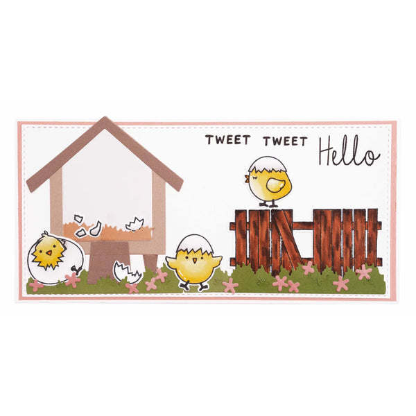 Chicks & Eggs Stamp + Die Set | Sweet Stories {clearance}