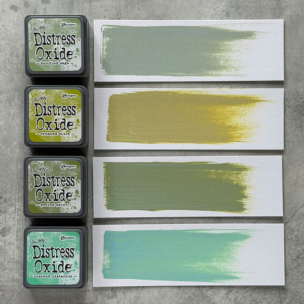 Mini Oxide Ink Pads Set 3 {greens} | Tim Holtz