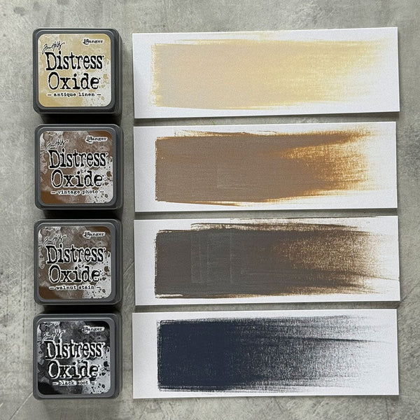 Mini Oxide Ink Pads Set 6 {neutrals} | Tim Holtz