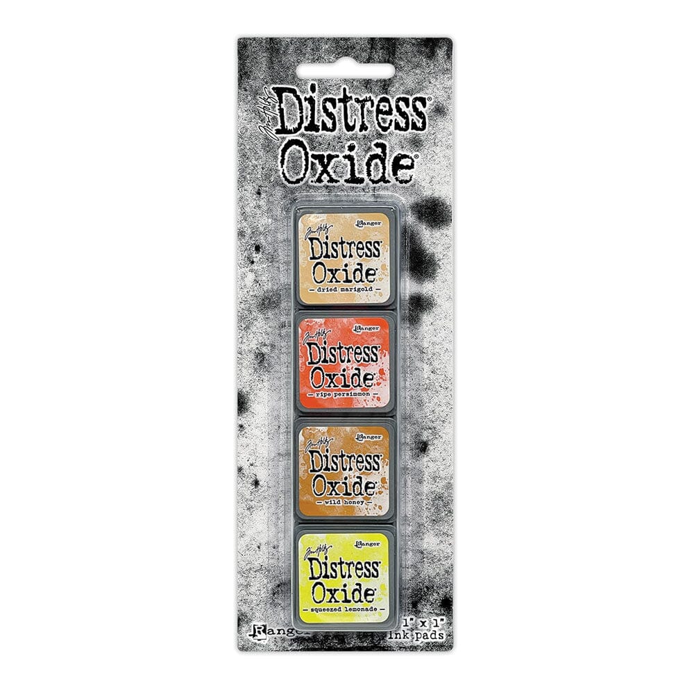 Mini Oxide Ink Pads Set 8 {orange/yellow} | Tim Holtz