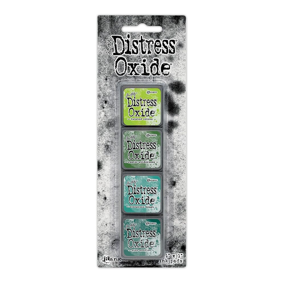 Mini Oxide Ink Pads Set 9 {greens} | Tim Holtz