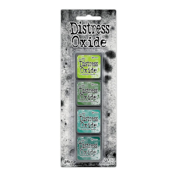 Mini Oxide Ink Pads Set 9 {greens} | Tim Holtz