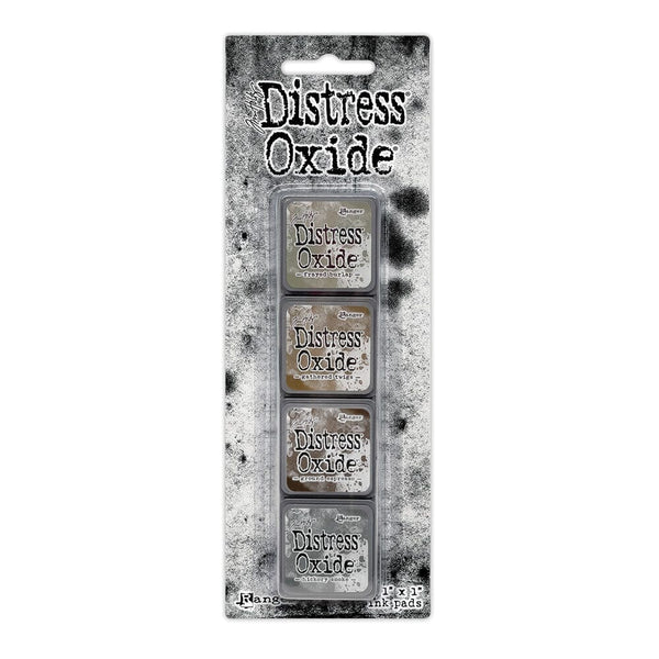 Mini Oxide Ink Pads Set 12 {neutrals} | Tim Holtz