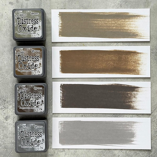 Mini Oxide Ink Pads Set 12 {neutrals} | Tim Holtz