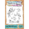 Floral Borders and Corners 6x8 Clear Stamp Set