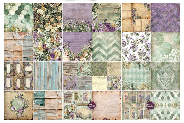 Beneath the Brambles TEXT{ures} 12x12 Double-Sided Paper Pad