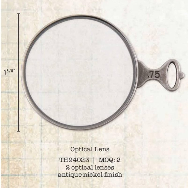 Ornements métalliques de lentille optique | idée-ologie 