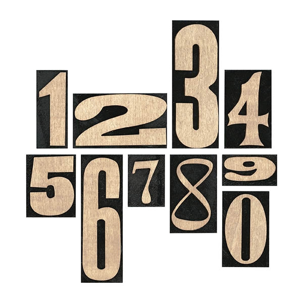 Letterpress Number Blocks | idea-ology