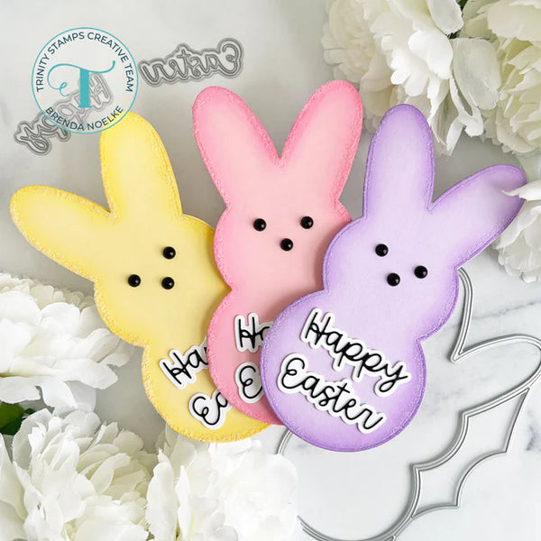 Squishy Bunny-Shaped Card Die Set