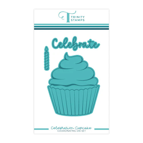 Celebration Cupcake 3x4 Stamp + Die Set