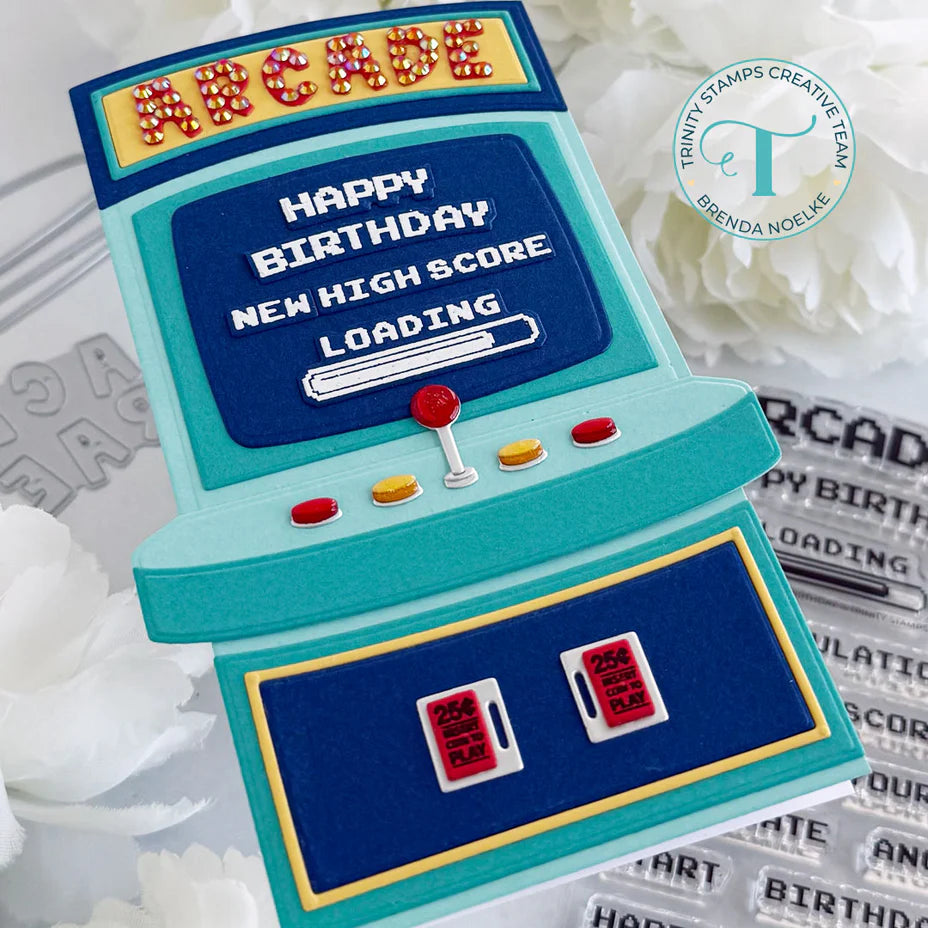 8-Bit Birthday Stamp + Die Set