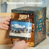 European Travels Motion Scene Diorama Book Nook Kit