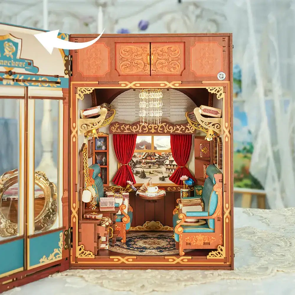 European Travels Motion Scene Diorama Book Nook Kit