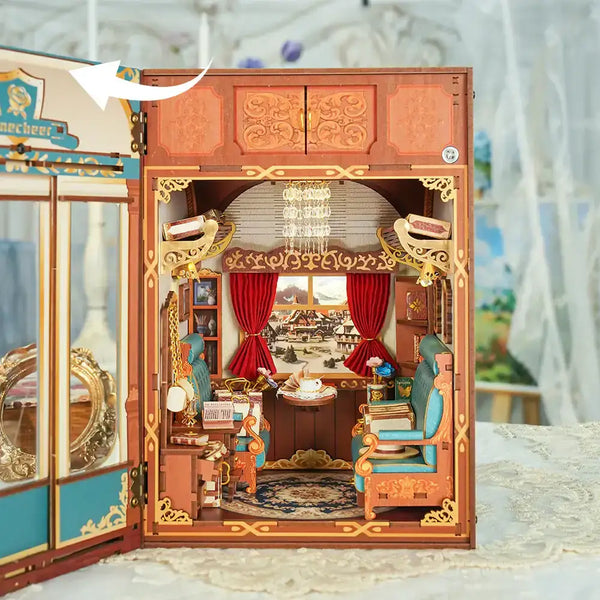 European Travels Motion Scene Diorama Book Nook Kit