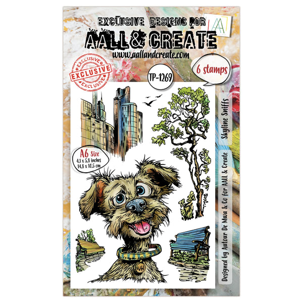 Skyline Sniffs A6 Clear Stamp Set No. 1269