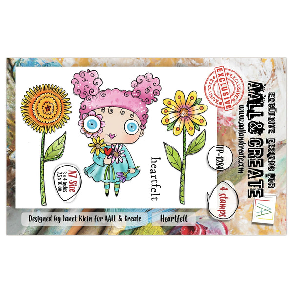 Heartfelt A7 Clear Stamp Set No. 1284