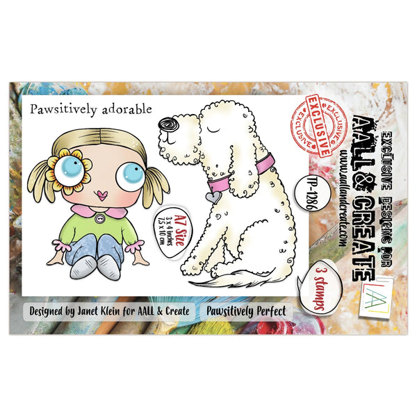 Pawsitively Perfect A7 Clear Stamp Set No. 1286