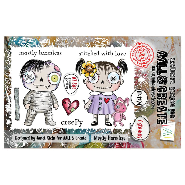 {coming soon!} Mostly Harmless A7 Stamp Set No. 1294