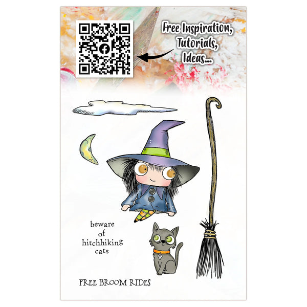 {coming soon!} Free Broom Rides A7 Stamp Set No. 1298