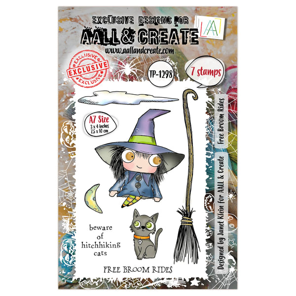 {coming soon!} Free Broom Rides A7 Stamp Set No. 1298