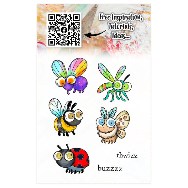 {coming soon!} Creepy Crawlies A7 Stamp Set No. 1301