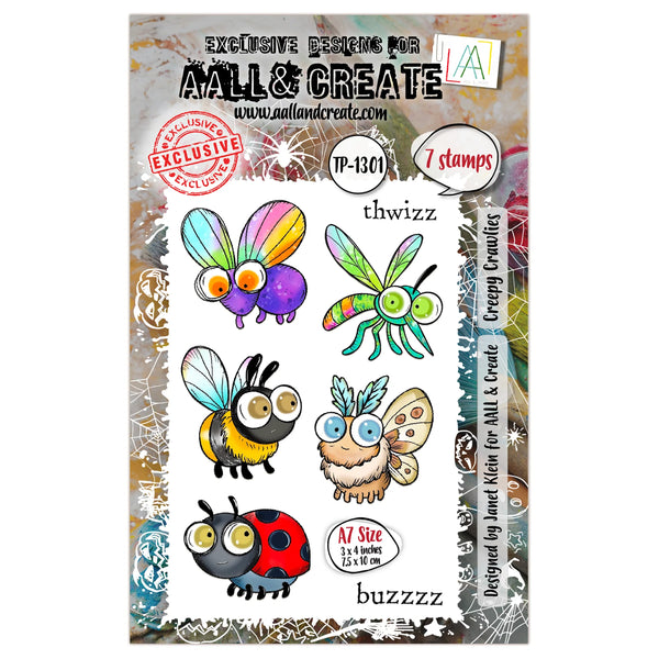 {coming soon!} Creepy Crawlies A7 Stamp Set No. 1301