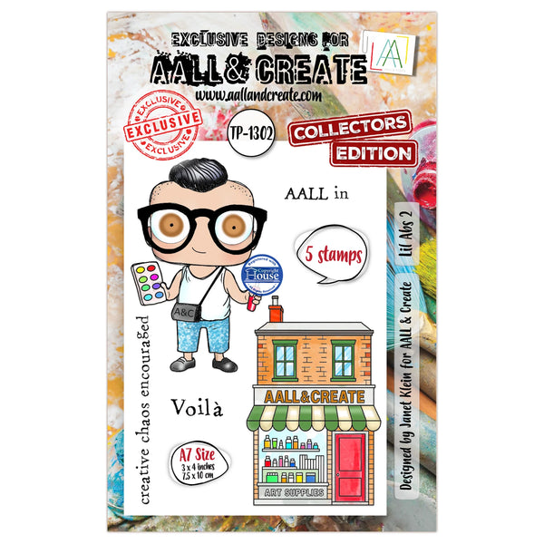 Lil Abs 2 A7 Clear Stamp Set No. 1302 | Collector's Edition