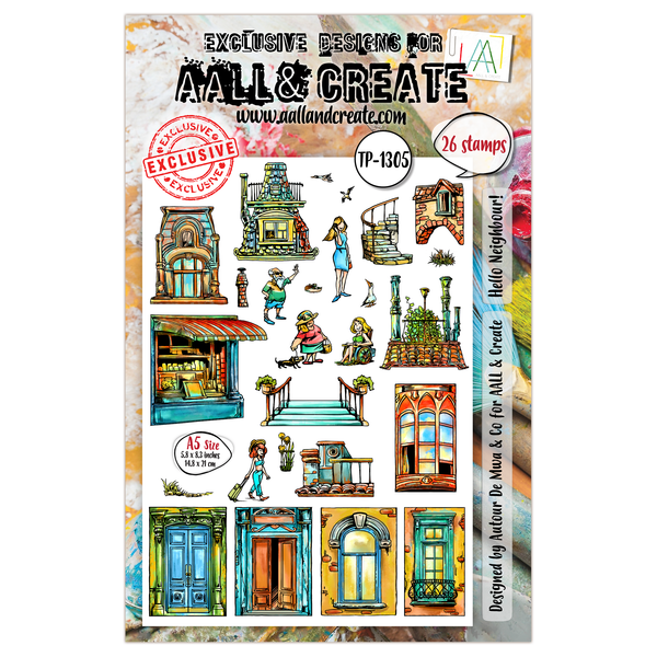 Hello Neighbour! A5 Stamp Set
