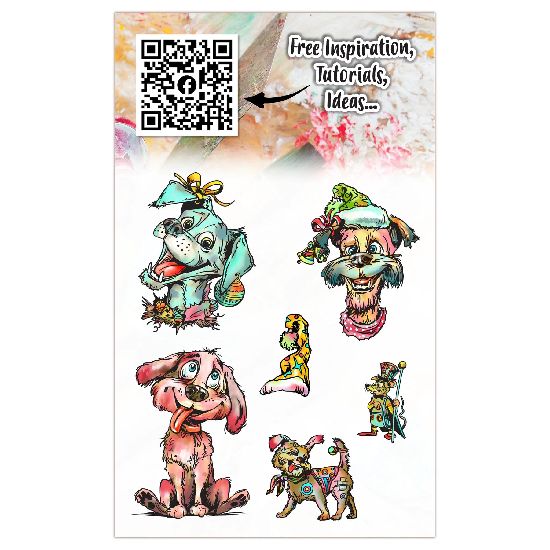 Snuggle Spark {Christmas} A6 Clear Stamp Set No. 1320