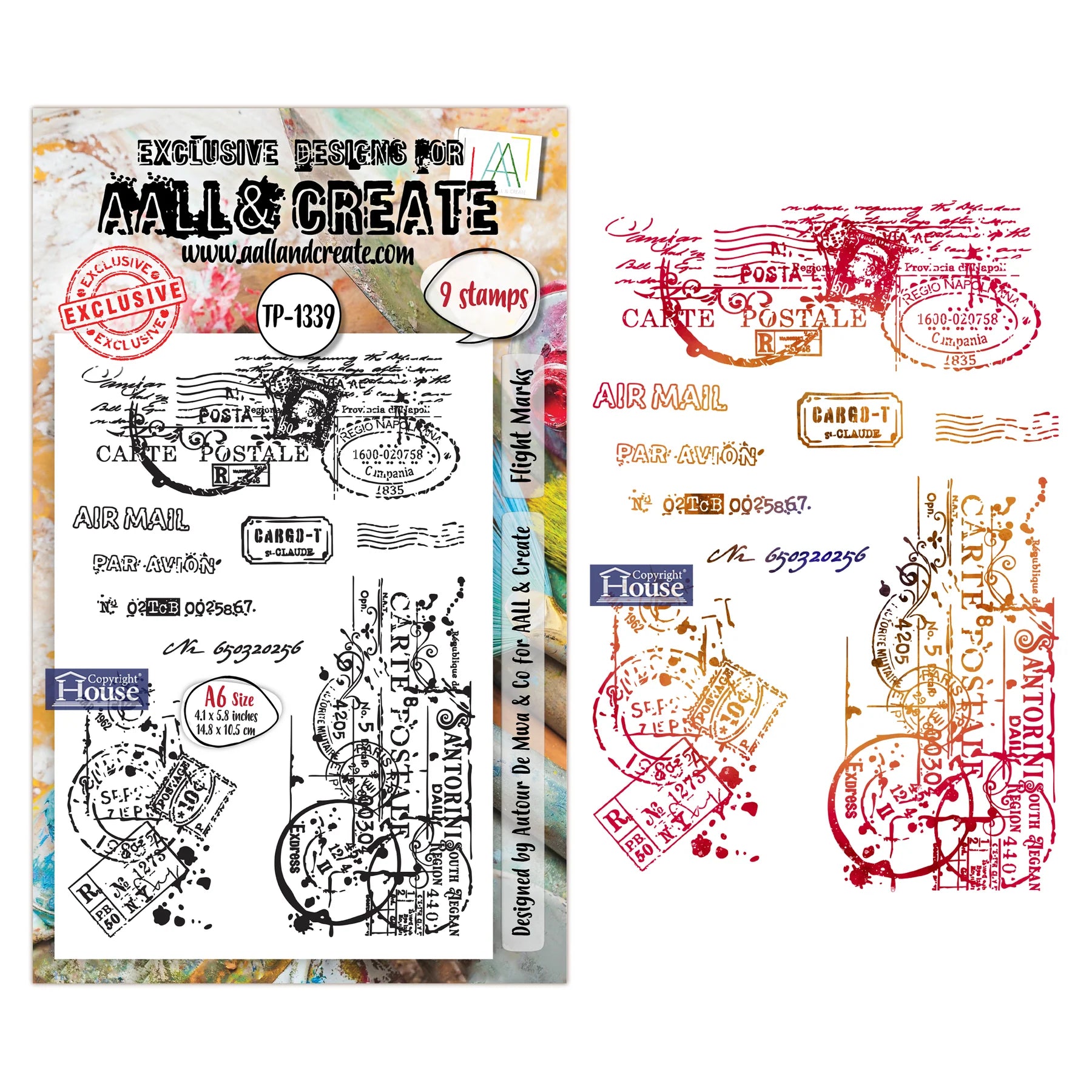 Flight Marks A6 Clear Stamp Set No. 1339