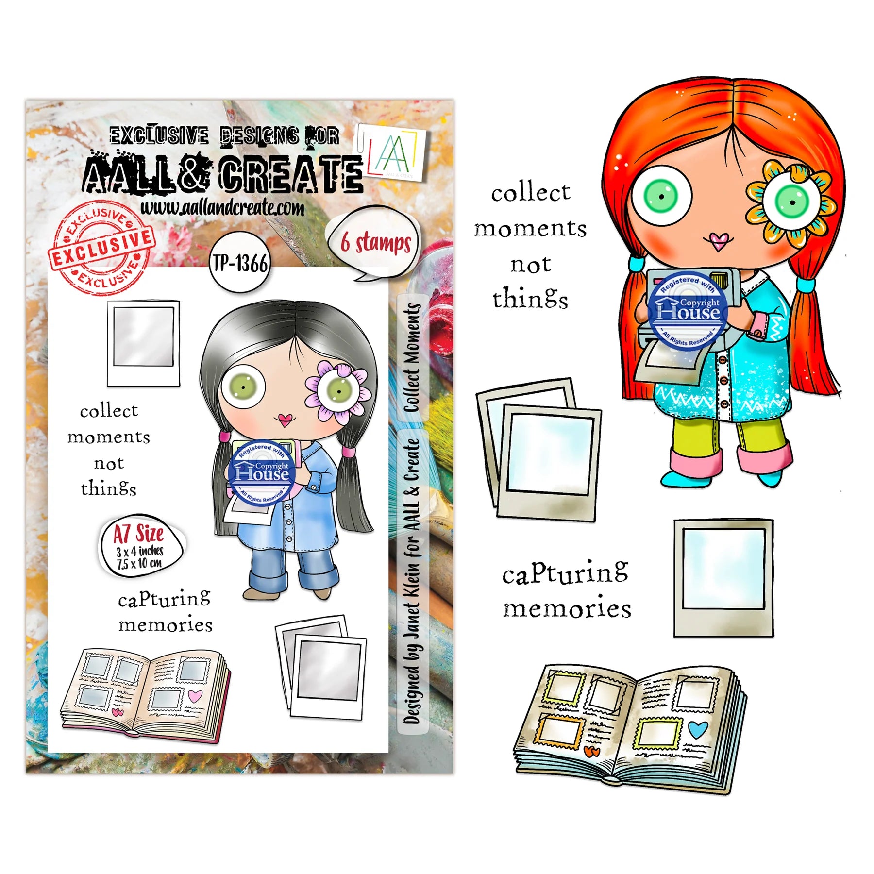 Through The Lens A5 Stamp Bundle | Janet Klein