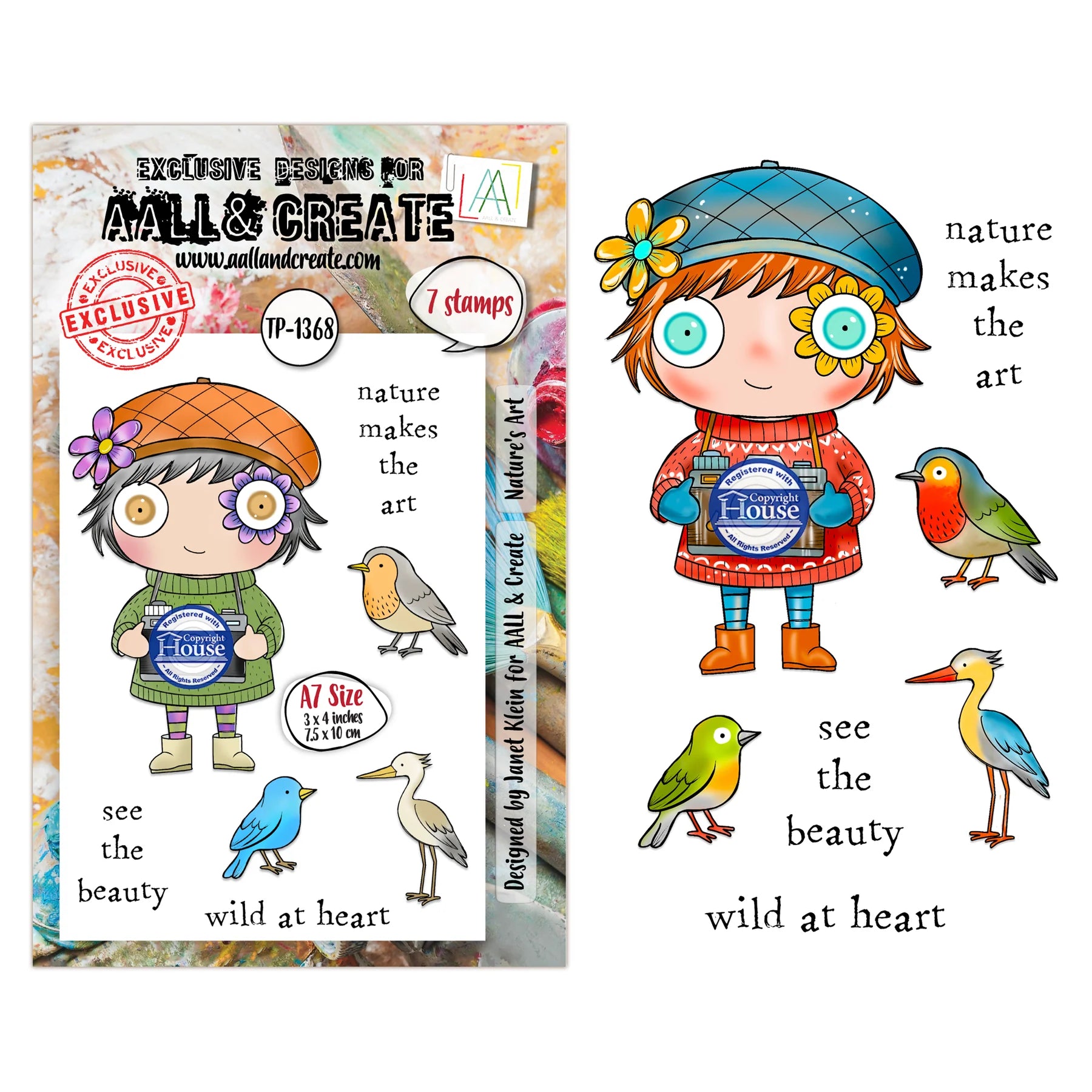 Through The Lens A5 Stamp Bundle | Janet Klein
