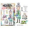 Steaming Dee A7 Clear Stamp Set No. 1375
