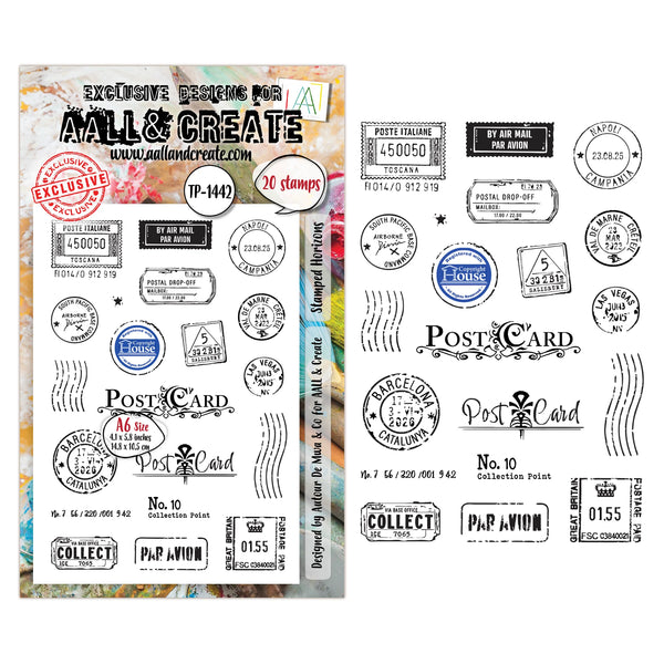 Stamped Horizons A6 Clear Stamp Set No. 1442