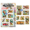 Miniature Postage Stamps A7 Clear Stamp Set No. 1443