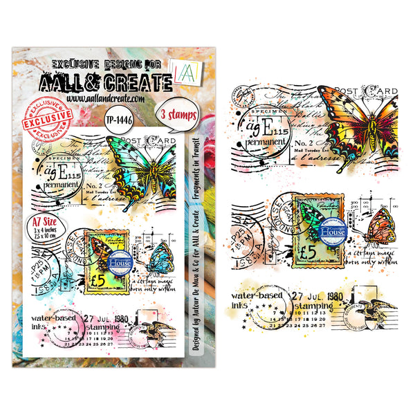 Fragments in Transit A6 Clear Stamp Set No. 1446