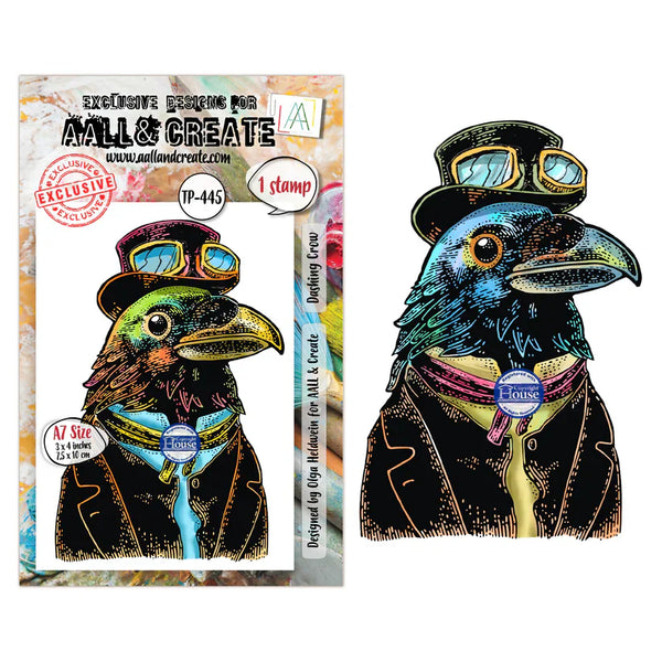 {coming soon!} Dashing Crow A7 Clear Stamp Set No. 445