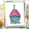 Celebration Cupcake 3x4 Stamp + Die Set