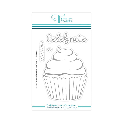 Celebration Cupcake 3x4 Stamp + Die Set