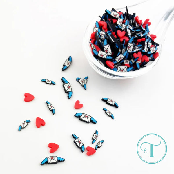 Love Letters Clay Embellishments