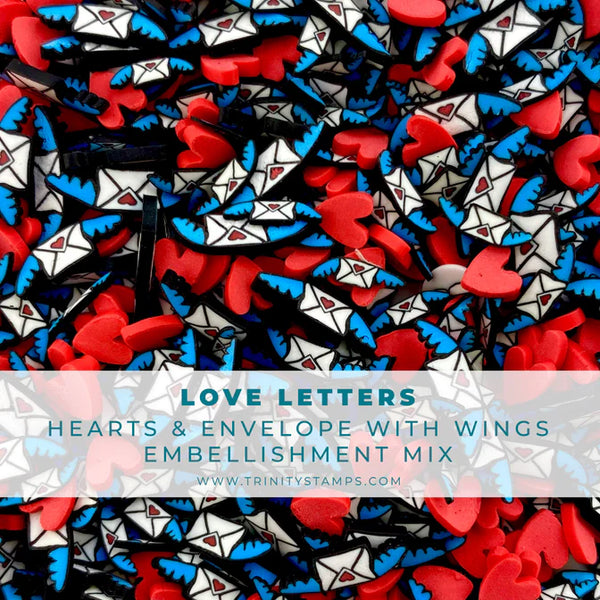 Love Letters Clay Embellishments