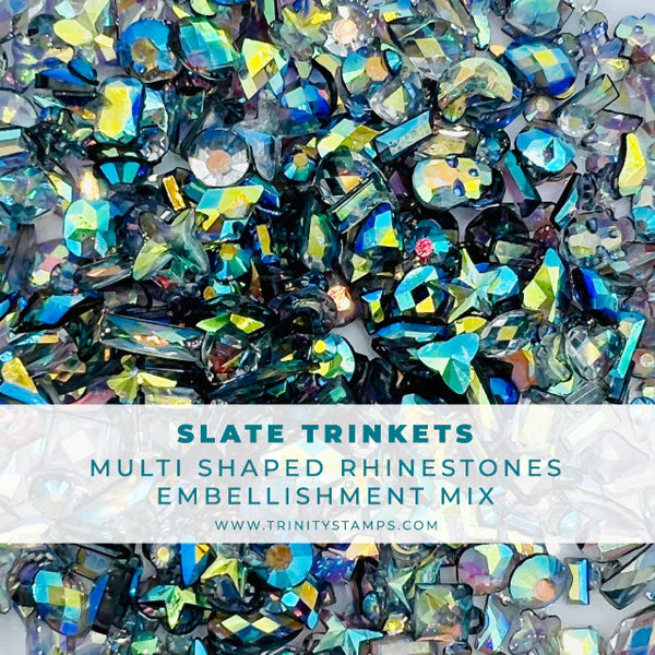 Slate Trinket Rhinestones