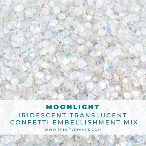 Moonlight Iridescent Transparent Confetti Mix