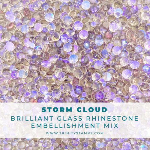 Storm Cloud Glass Rhinestones