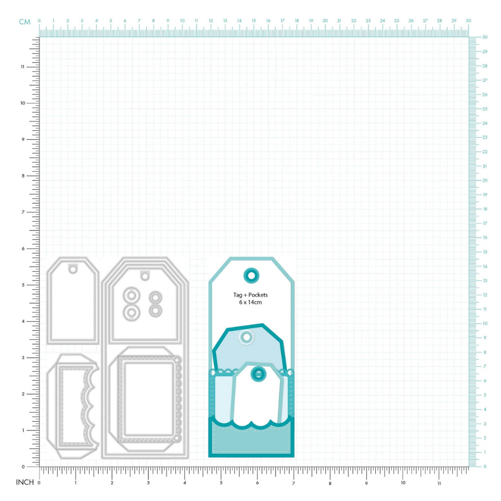 Tag + Pocket Essentials Cutting Die Set