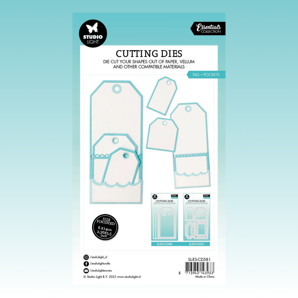 Tag + Pocket Essentials Cutting Die Set