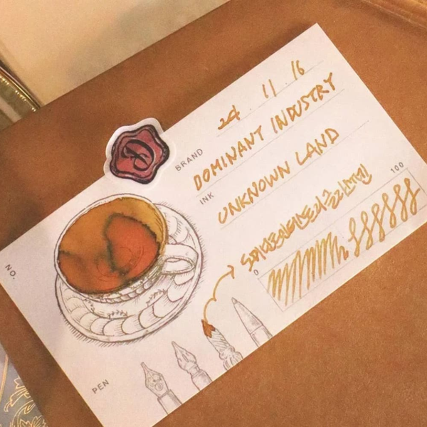 Tea Time Ink Swatch Cards