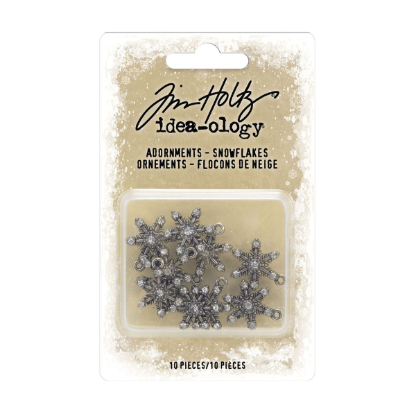 Snowflakes Metal Adornments {Christmas 2023} | idea-ology